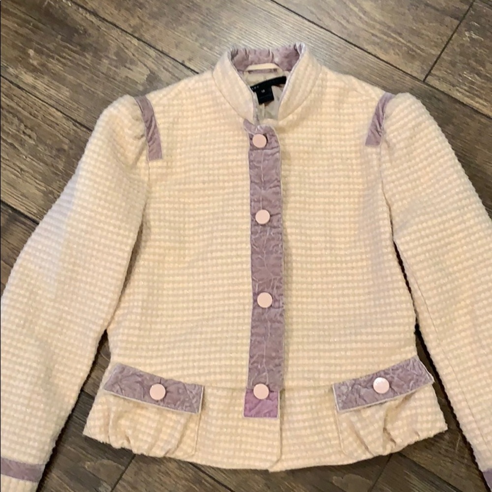 Marc Jacobs Blush Pink Wool Blazer - Picture 2 of 8